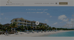 Desktop Screenshot of landingsstlucia.com